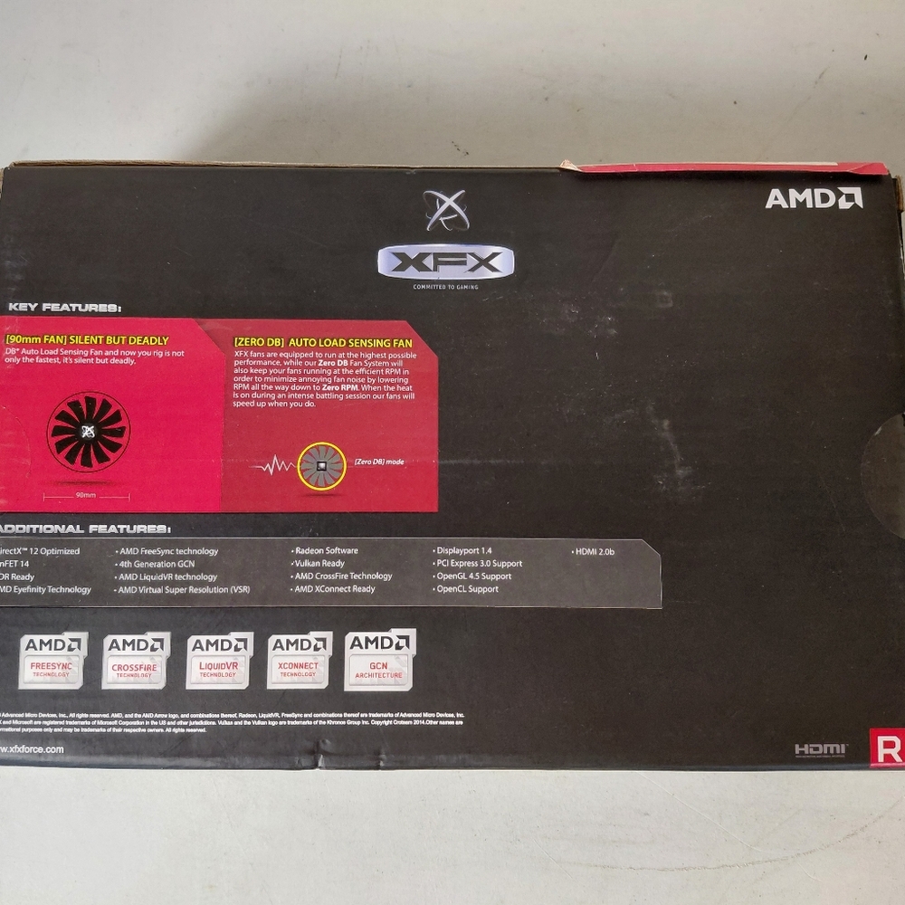 XFX AMD Radeon RX 560 4GB GDDR5 Graphics Card HDMI DisplayPort DVI - Picture 2 of 6